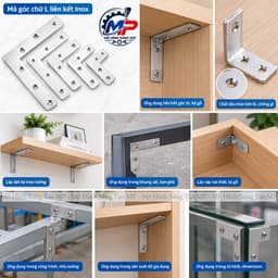 Combo 10 Ke Góc Chữ L Chữ T, Ke Góc Dẹp, Ke Góc Cửa KEGOC-05 2