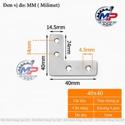 Combo 10 Ke Góc Chữ L Chữ T, Ke Góc Dẹp, Ke Góc Cửa KEGOC-05 7