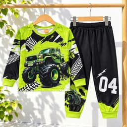 (Hàng loại đẹp)Sét đồ kiểu bé trai, đồ tay dài bé trai đẹp chất cotton lạnh in rất đẹp 17-25 kg mềm mát 4