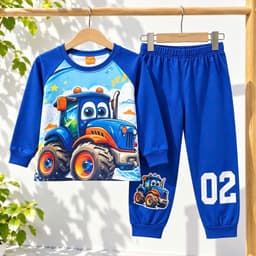 (Hàng loại đẹp)Sét đồ kiểu bé trai, đồ tay dài bé trai đẹp chất cotton lạnh in rất đẹp 17-25 kg mềm mát 5