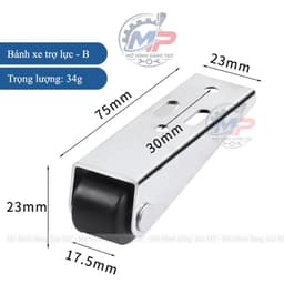 Bánh Xe Chống Xệ Cửa, Kẹt Cửa, Bánh Xe Chịu Lực Giảm Ma Sát, Bánh Xe Trợ Lực BX-02 6