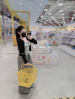 Set bộ 3 món mặc nhà chất Thun áo 2s in mèo kèm khoác ngoài tay dài phối quần sọc dáng suông dài 7