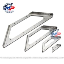 Combo 5/10 Bát Ke Góc Vuông INOX Cao Cấp 90 Độ Đa Năng Tặng Kèm Vít, Ke Góc Chữ L Gia Cố Nội Thất KeGoc-07 7