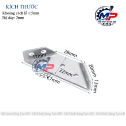 Combo 5/10 Bát Ke Góc Vuông INOX Cao Cấp 90 Độ Đa Năng Tặng Kèm Vít, Ke Góc Chữ L Gia Cố Nội Thất KeGoc-07 3