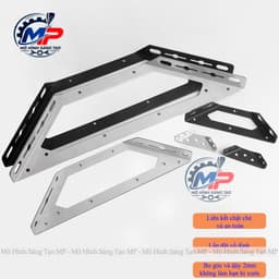 Combo 5/10 Bát Ke Góc Vuông INOX Cao Cấp 90 Độ Đa Năng Tặng Kèm Vít, Ke Góc Chữ L Gia Cố Nội Thất KeGoc-07 6