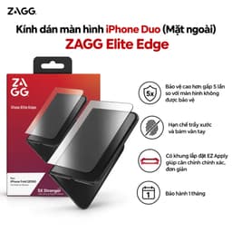 [iPhone 18 Series] Kính Cường Lực ZAGG Elite Edge Trong Suốt 3