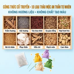 Túi thơm an thần ngủ ngon, hỗ trợ ngủ sâu giấc, đễ ngủ , thơm phòng An Diên 2