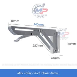 1 Bộ (2 Cái) Giá Đỡ Bàn Gập Gọn, Bản Lề Gập Gọn Thông Minh, Ke Gấp Gọn PGT-12 8