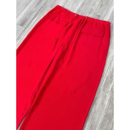 [ Hiền BigSize] Quần Dài Ống Rộng Nữ Vải Đủi, Cạp Lưng Thun Dây Rút 2 Túi Nắp Trước, Dáng Rộng Phong Cách Năng Động 3
