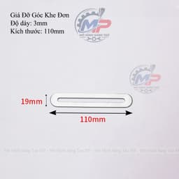 Giá Đỡ Chữ L Có Rãnh Đơn 55mm, Giá Đỡ Góc Tường, Góc Nẹp Khớp 90 Độ KEGOC-08 9