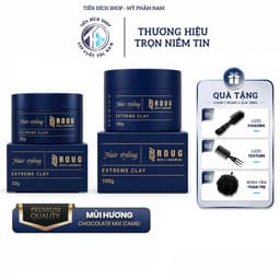Sáp vuốt tóc ROUG Hair Styling Extreme Clay 32g/100g cho nam - Roug Xanh chính hãng 1