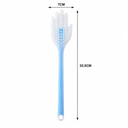 Cây Đấm Lưng Silicon Hình Bàn Tay, Hình Tròn 33cm và Gậy Gãi Lưng Móc Khóa Rút Gọn Bàn Tay. LMS 2