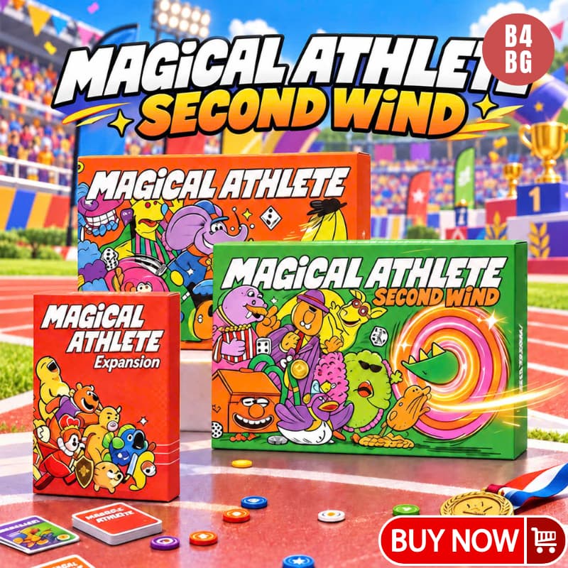 Magical Athlete Second Wind Board Game – Trò Chơi Đua Nhân Vật Hài Hước, Party Game Vui Nhộn Cho Nhóm B4BG