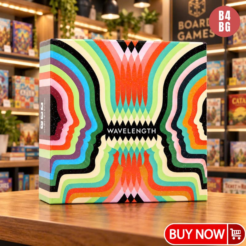 Wavelength Board Game – Trò Chơi Nhóm Đoán Ý Đồng Đội, Party Game Vui Nhộn Cho Gia Đình Bạn Bè B4BG