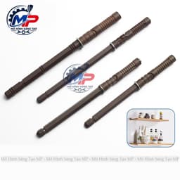 ( 2 Cái ) Chốt Âm Tường Đỡ Kệ Gỗ, Thanh Đỡ Tấm Kệ Âm, Phụ Kiện Lắp Tủ Kệ Nội Thất Chắc Chắn Chot-04 4