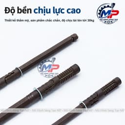 ( 2 Cái ) Chốt Âm Tường Đỡ Kệ Gỗ, Thanh Đỡ Tấm Kệ Âm, Phụ Kiện Lắp Tủ Kệ Nội Thất Chắc Chắn Chot-04 5