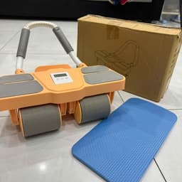 Con lăn tập bụng 4 bánh Có trợ lực+đồng hồ TXL và 2023, LMS 1