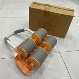 Con lăn tập bụng 4 bánh Có trợ lực+đồng hồ TXL và 2023, LMS 4
