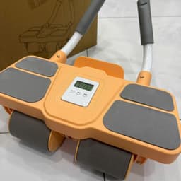 Con lăn tập bụng 4 bánh Có trợ lực+đồng hồ TXL và 2023, LMS 7