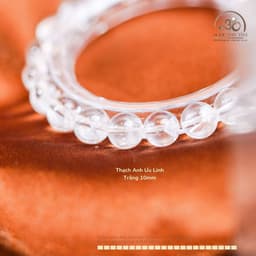 Ngọc Đan Tâm - Vòng Tay Thạch Anh Ưu Linh Trắng 10mm - Mệnh Kim & Mệnh Thủy 2