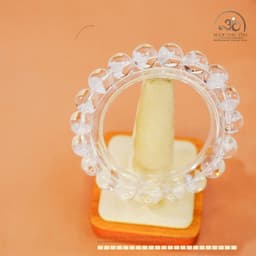 Ngọc Đan Tâm - Vòng Tay Thạch Anh Ưu Linh Trắng 10mm - Mệnh Kim & Mệnh Thủy 3