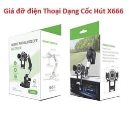 Giá đỡ điện Thoại Dạng Cốc Hút X666 và Kẹp Điện Thoại Xe Ô Tô Little One 5 Gắn Cửa Gió Máy Lạnh, LMS 1