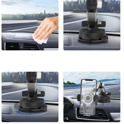 Giá đỡ điện Thoại Dạng Cốc Hút X666 và Kẹp Điện Thoại Xe Ô Tô Little One 5 Gắn Cửa Gió Máy Lạnh, LMS 6