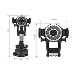 Giá đỡ điện Thoại Dạng Cốc Hút X666 và Kẹp Điện Thoại Xe Ô Tô Little One 5 Gắn Cửa Gió Máy Lạnh, LMS 5