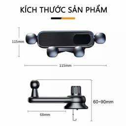 Giá đỡ điện Thoại Dạng Cốc Hút X666 và Kẹp Điện Thoại Xe Ô Tô Little One 5 Gắn Cửa Gió Máy Lạnh, LMS 9