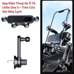 Giá đỡ điện Thoại Dạng Cốc Hút X666 và Kẹp Điện Thoại Xe Ô Tô Little One 5 Gắn Cửa Gió Máy Lạnh, LMS 8