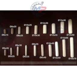 Chốt Gỗ Tròn (0.5kg - 1kg) , Chốt Gỗ Ghép Mộng Liên Kết, Chốt Gỗ Tròn 6mm, 8mm, 10mm, 12mm Chot-03 8