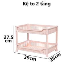 Kệ Chữ Nhật Trung To Việt Nhật 2-3 Tầng Đa Năng 5536/8/9 Đựng Gia Vị, Úp Chén Nhà Bếp - TADAHOME 6