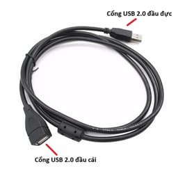 Cáp usb nối dài màu đen 1M5/ 3M/ 5M/ Cáp 2 Đầu USB 3.0 Đỏ 60cm 1