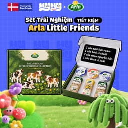 [COMBO TIẾT KIỆM] Bộ Sữa Tươi & Sữa Chua Arla Đan Mạch 6 Món - Set Trải Nghiệm Arla Little Friends - tiemnhabehy 1