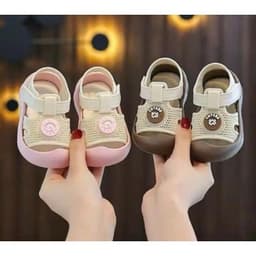 Dép Sandal Tập Đi Cho Bé Trai Bé Gái Đế Mềm Êm Chân Chống Trơn Trượt Size 18–23 [801] 1