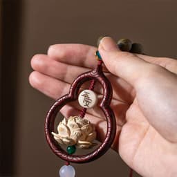 Khánh Treo Xe Ô tô Phong Thuỷ, Đồ Trang Trí Xe Ô tô Sang Trọng Hồ Lô Đón Phúc, Bình An May Mắn 3