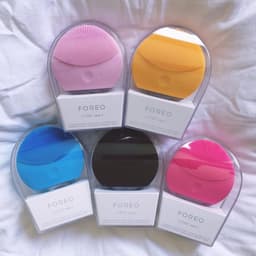 Máy Rửa Mặt Foreo Luna và Cọ Rửa Mặt, Masage Tạo Bọt Bạch Tuộc Cao Su/ Rửa mặt 5in1 AE-8782, LMS 2