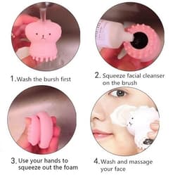 Máy Rửa Mặt Foreo Luna và Cọ Rửa Mặt, Masage Tạo Bọt Bạch Tuộc Cao Su/ Rửa mặt 5in1 AE-8782, LMS 9