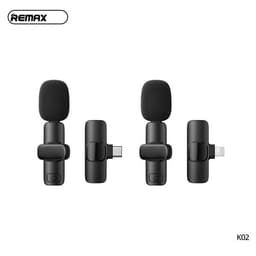 Bộ 2 Micro Thu Âm Cài Áo Remax K16 Li-ght-ning/ Type-c và 1 Micro k02/ K23 9