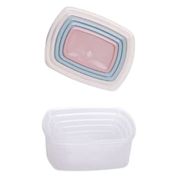 Bộ 5 Hộp Đựng Thực Phẩm Chữ Nhật Đa Sắc Việt Nhật 6516 - Hộp Nhựa Trữ Đông Tủ Lạnh An Toàn, Có Nắp Kín Khít Đa Dụng 7