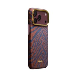 [Có iP18] Ốp PITAKA Edge Case – Breath of Veins Bản Hở Viền Có Nút Control – Siêu Phẩm Từ Sợi Aramid Dệt cho iP 8