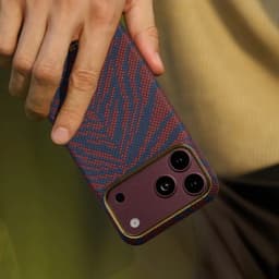 [Có iP18] Ốp PITAKA Edge Case – Breath of Veins Bản Hở Viền Có Nút Control – Siêu Phẩm Từ Sợi Aramid Dệt cho iP 5