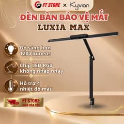 Đèn Bàn Làm Việc Bảo Vệ Mắt Kyvian Luxia Max by Velix 24W 1200 Lumen CRI 97 - Cánh Đèn 80cm, Cảm Biến Thông Minh 1