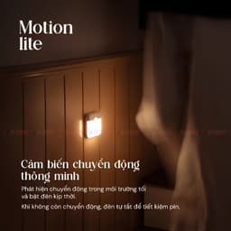 Đèn Cảm Biến Chuyển Động Thông Minh Kyvian Motion Lite 0.5W by Velix - Chiếu Sáng Ban Đêm, Hít Nam Châm & Dán 3M 3