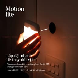 Đèn Cảm Biến Chuyển Động Thông Minh Kyvian Motion Lite 0.5W by Velix - Chiếu Sáng Ban Đêm, Hít Nam Châm & Dán 3M 5