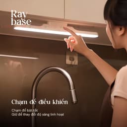 Đèn LED Thanh Không Dây Gắn Nam Châm Velix Ray Base 40cm 10W 410 Lumen - Pin Sạc 3000mAh, Xoay Góc Linh Hoạt 4