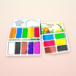 Vỉ 10 màu đất nặn ĐỨC THANH,để lâu không cứng, tái sử dụng, an toàn không dính tay, màu sắc sáng dành cho bé sáng tạo 3