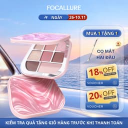 Bảng Phấn Mắt FOCALLURE Bền Màu Dưỡng Ẩm Lâu Trôi Chống Thấm Nước 9.6g 1