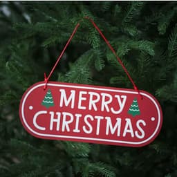 Bảng chữ Merry và Banner treo đồ trang trí giáng sinh thêm lung linh 2