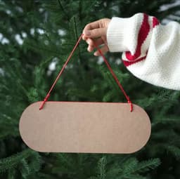Bảng chữ Merry và Banner treo đồ trang trí giáng sinh thêm lung linh 3